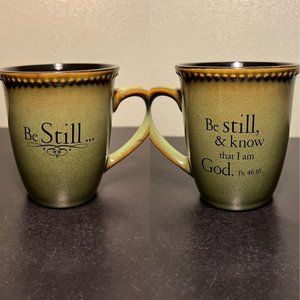 Be Still and Know That I Am God Psalm 46:10 CHRISTIAN GIFTS Mug ~ Religious